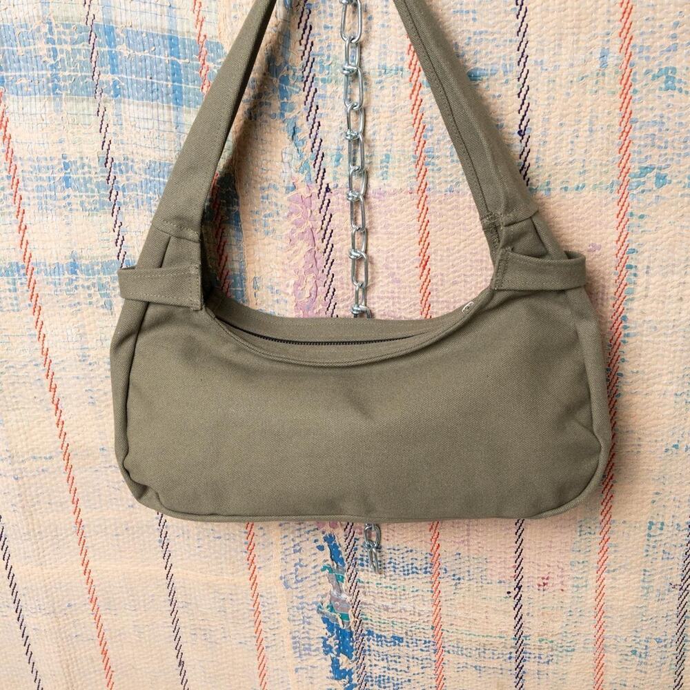 Custom Upcycled Carhartt Shoulder Bag – Handmade shoulder bag -Baguette Purse - Picture 6 of 7